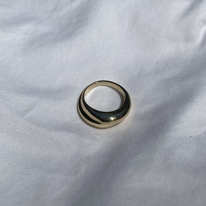 The Melted Double Dome Ring