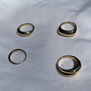 The Melted Double Dome Ring