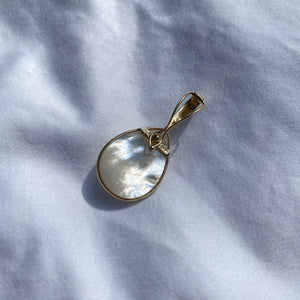 Vintage Natural Mabe Pearl Pendant