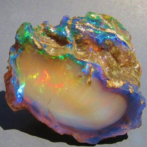 The Half Moon Opal Pendant